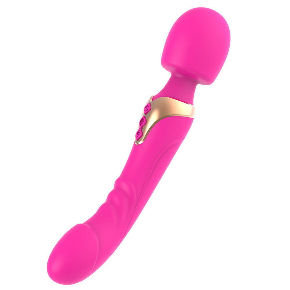 Large Size USB Charging Double Head Double Shock Vibrator